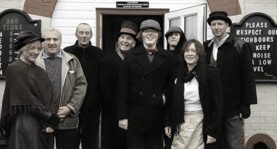 Penny for a tune guv'nor? Manea Band at the Benwick Dickensian Market 2015